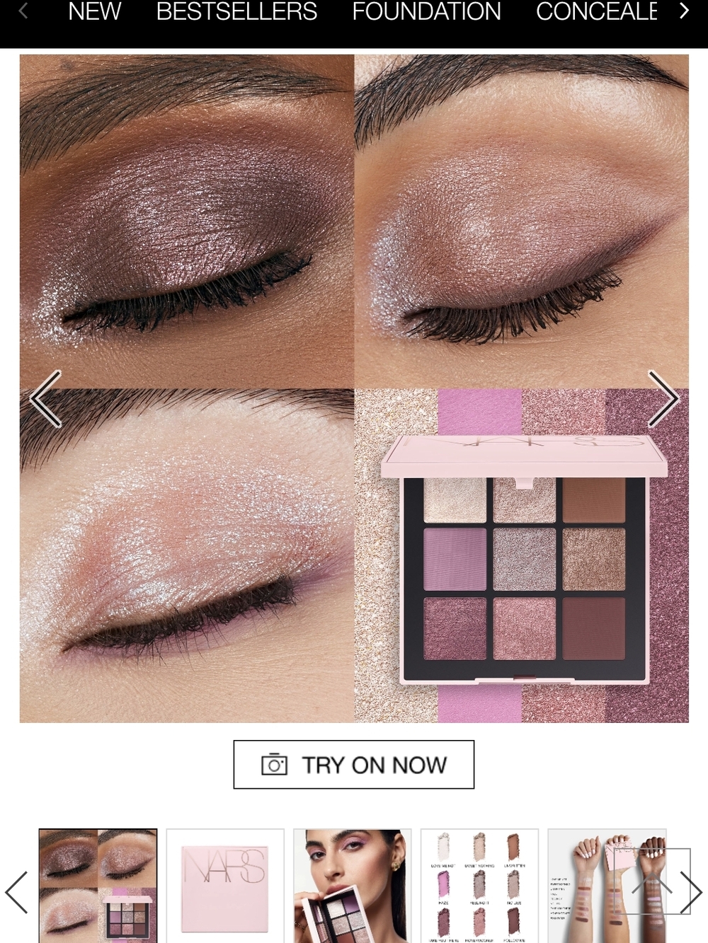 NARS Afterglow Tempting Eyeshadow Palette - Picture 2 of 6